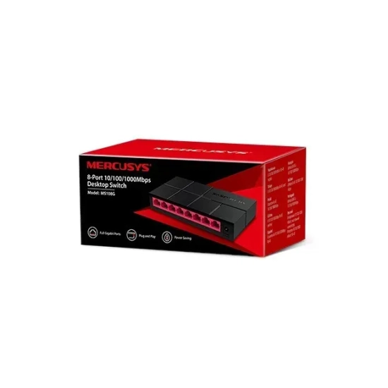 Switch Mercusys MS108G 8×Gigabit Ethernet