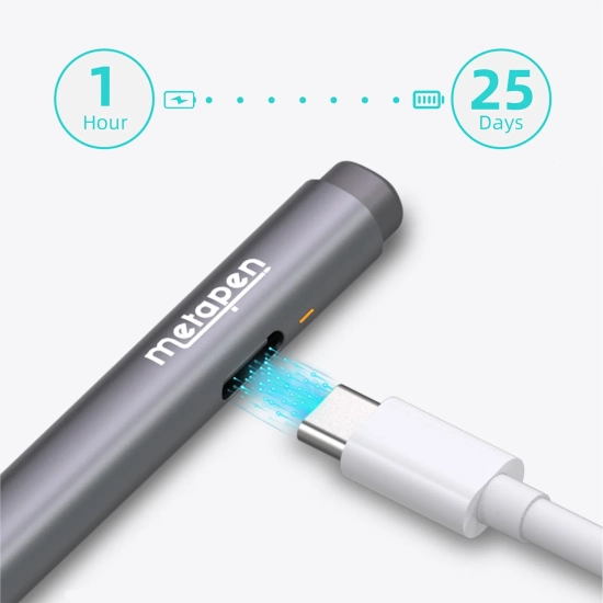 Metapen Rysik do urządzeń dotykowych Pen M2 - szary