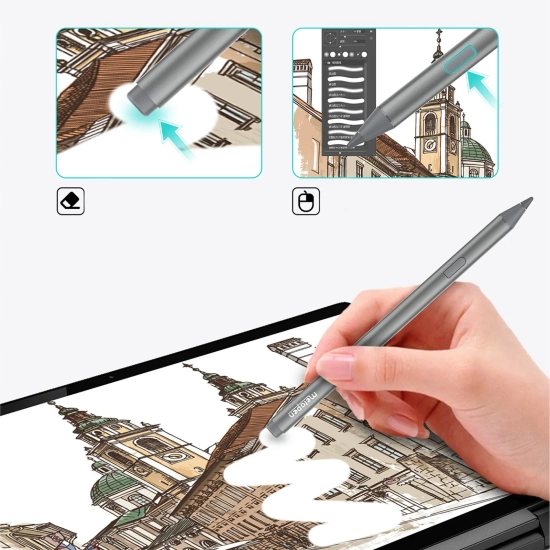 Metapen Rysik do urządzeń dotykowych Pen M2 - szary