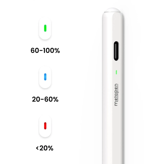 Metapen Rysik do iPada USB-C Pencil Air8 Pro - biały