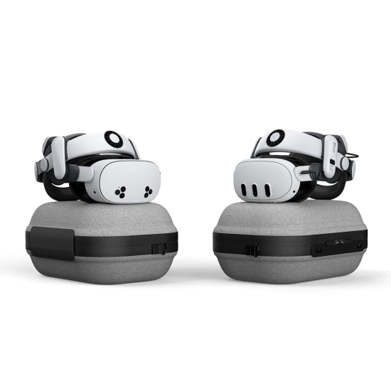 BOBOVR Etui transportowe do gogli Meta Quest 3 i 3S - szare