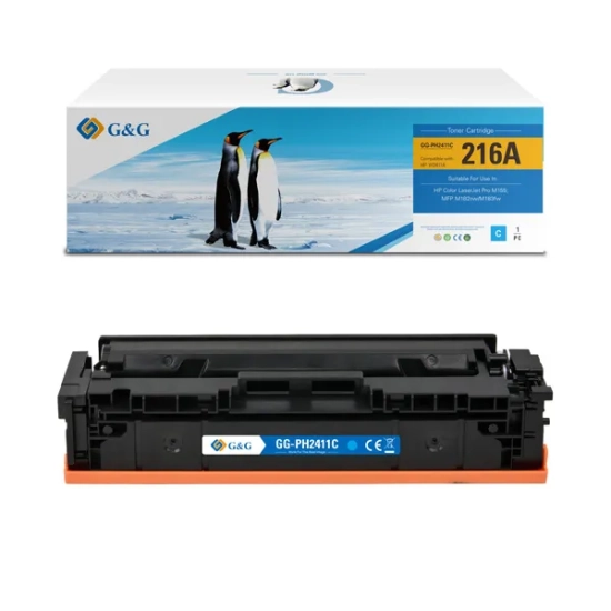 Kompatybilny toner G&G do HP W2411A HP 216A NT-PH2411C, cyjan, 850 stron