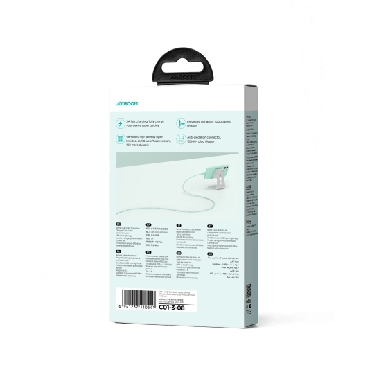 JOYROOM Kabel przewód do iPhone Multi-Color Series USB-A - Lightning 3A 1m