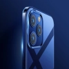 JOYROOM NBS ultra cienkie przezroczyste etui z metaliczną ramką do iPhone