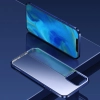 JOYROOM NBS ultra cienkie przezroczyste etui z metaliczną ramką do iPhone