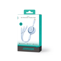 JOYROOM 3w1 Kabel zwijany Colorful Series USB-A do USB-C / iPhone