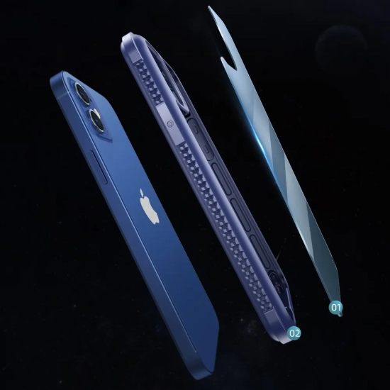 JOYROOM Pancerne wytrzymałe etui do iPhone 12 Pro Max Frigate Series