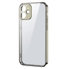 JOYROOM Ultra cienkie przezroczyste etui z metaliczną ramką do iPhone 12