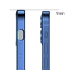 JOYROOM Ultra cienkie przezroczyste etui z metaliczną ramką do iPhone 12