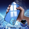 JOYROOM Ultra cienkie przezroczyste etui z metaliczną ramką do iPhone 12