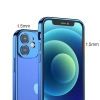 JOYROOM Ultra cienkie przezroczyste etui z metaliczną ramką do iPhone 12