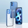 JOYROOM Ultra cienkie przezroczyste etui z metaliczną ramką do iPhone 12