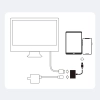 JOYROOM Adapter przejściówka z iPhone Lightning na HDMI FullHD + Lightning