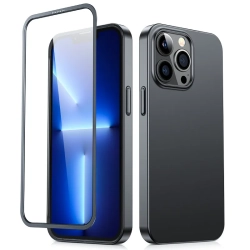 JOYROOM Etui pokrowiec do iPhone 13 Pro obudowa na tył i przód + szkło