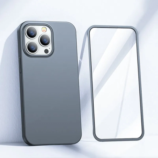 JOYROOM Etui pokrowiec do iPhone 13 Pro obudowa na tył i przód + szkło