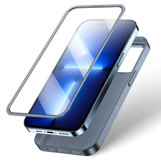 JOYROOM Etui pokrowiec do iPhone 13 Pro obudowa na tył i przód + szkło