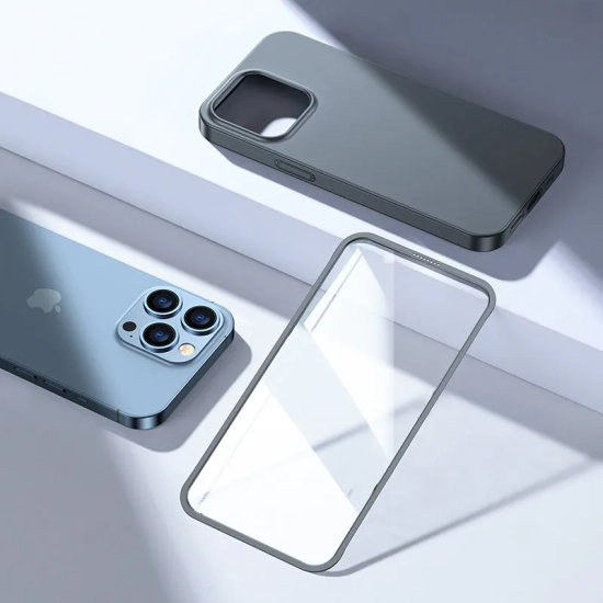 JOYROOM Etui pokrowiec do iPhone 13 Pro obudowa na tył i przód + szkło
