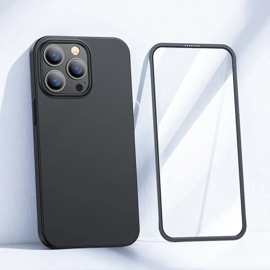 JOYROOM Etui pokrowiec do iPhone 13 Pro Max obudowa na tył i przód + szkło