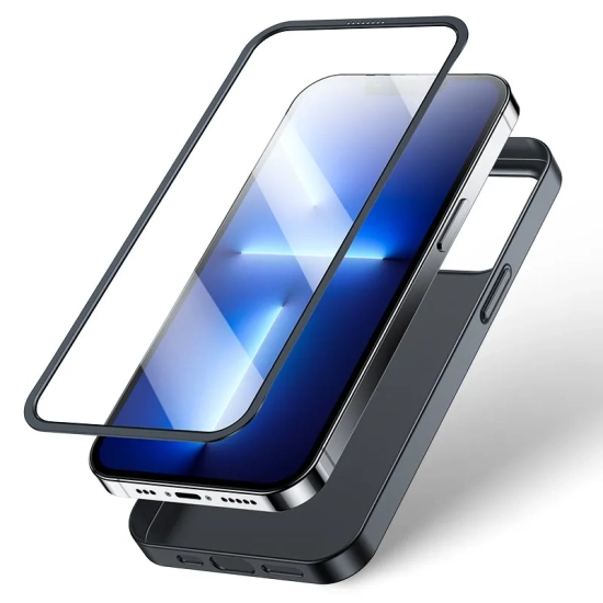 JOYROOM Etui pokrowiec do iPhone 13 Pro Max obudowa na tył i przód + szkło
