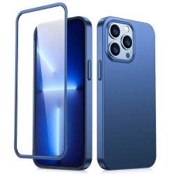 JOYROOM Etui pokrowiec do iPhone 13 Pro Max obudowa na tył i przód + szkło
