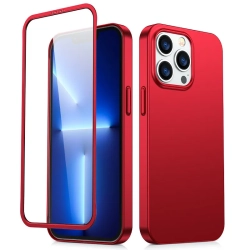 JOYROOM Etui pokrowiec do iPhone 13 Pro Max obudowa na tył i przód + szkło