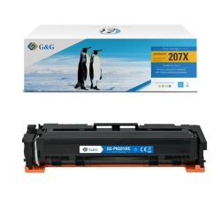 Kompatybilny toner G&G do HP W2211X HP 207X NT-PH2211XC, cyjan, 2 450 stron