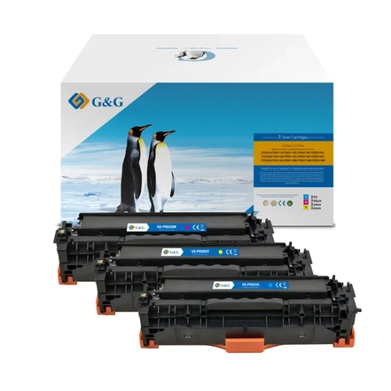 Kompatybilny toner G&G do HP CC531A CE411A NT-PH531UC, cyjan, 2 800 stron