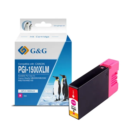 Kompatybilny tusz G&G PGI 1500XL NP-C-1500XLM/C, magenta
