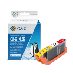 Kompatybilny tusz G&G CLI571BK XL 10 NP-C-0CL571XLBK, czarny, 10,8 ml