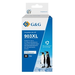 Kompatybilny tusz G&G T6M15AE HP 903XL NH-R00903XLBK-E-Rema, czarny