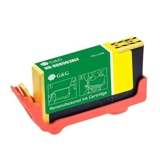 Kompatybilny tusz G&G T6M11AE HP 903XL NH-R00903XLY-E-Reman, żółty