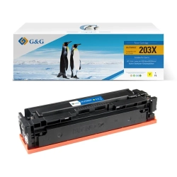 Kompatybilny toner G&G do HP CF542X HP 203X NT-PH203XY, żółty, 2 500 stron