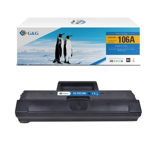 Kompatybilny toner G&G do HP W1106A HP 106A NT-PH1106, czarny, 1 000 stron