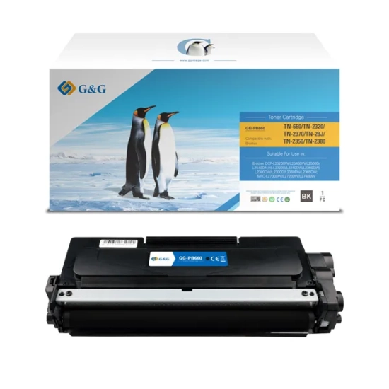 Kompatybilny toner G&G do Brother TN2320 NT-PB660, czarny, 2 600 stron