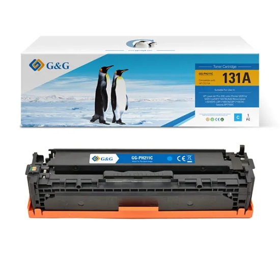Kompatybilny toner G&G do HP CF211A Canon CRG731 NT-PH211C, cyjan