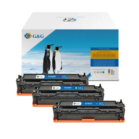 Kompatybilny toner G&G do HP CB541A CE320A NT-PH541UC, cyjan, 1 400 stron