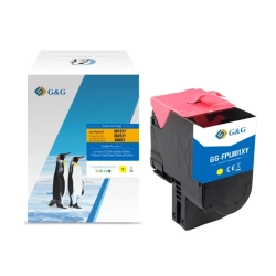 Kompatybilny toner G&G do Lexmark 80C2SY0 NT-FPL801XY-A, żółty, 2 000 stron