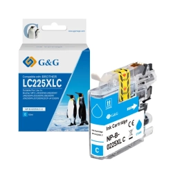 Kompatybilny tusz G&G LC-225XLC NP-B-0225XLC, cyjan, 1 200 stron