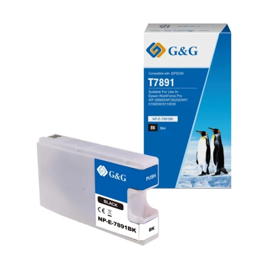 Kompatybilny tusz G&G C13T789140 NP-E-7891BK(D), czarny, 4 000 stron