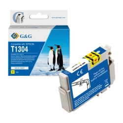 Kompatybilny tusz G&G C13T13044012 NP-R-1304Y, żółty, 765 stron