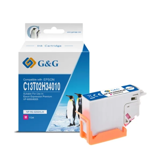 Kompatybilny tusz G&G C13T02H34010 NP-E-0202XLM, magenta
