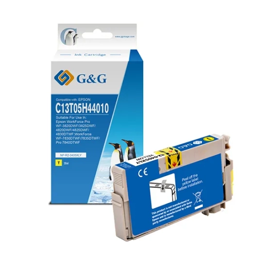 Kompatybilny tusz G&G C13T05H44010 NP-R2-0405XLY, żółty