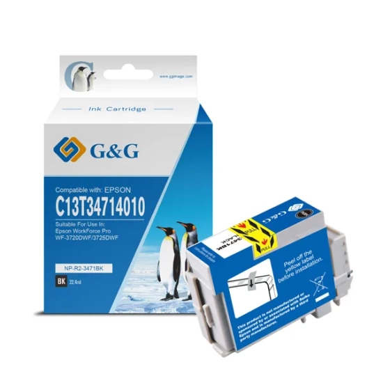 Kompatybilny tusz G&G C13T34714010 NP-R-3471BK, czarny