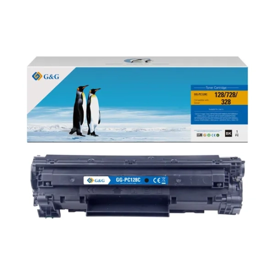 Zdjęcie produktu: Toner G&G Canon CRG728 / CRG128 / CRG328 Czarny NT-PC128C 2100 stron. Dokładny wariant o kodzie produc