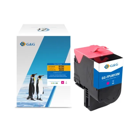 Kompatybilny toner G&G do Lexmark 80C2SM0 NT-FPL801XM-A, magenta