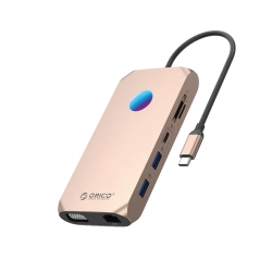 ORICO HUB 12w1 USB-C - USB-A USB-C HDMI VGA SD RJ45 mini jack PD 100W 4K