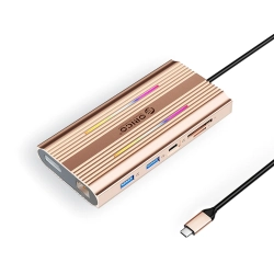 ORICO HUB 12w1 USB-C - USB-A USB-C HDMI DisplayPort RJ45 SD/microSD 4K PD