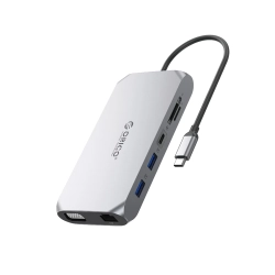 ORICO HUB adapter 12w1 USB-C - USB-C USB-A HDMI VGA SD RJ45 audio 3.5 mm