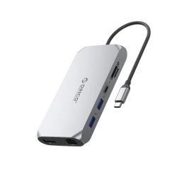 ORICO Stacja HUB 12w1 USB-C - USB-A USB-C HDMI DisplayPort SD/microSD RJ45