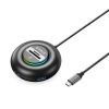 ORICO Hub adapter 4-portowy USB-C - USB-A SD microSD RGB 1.8 m - czarny